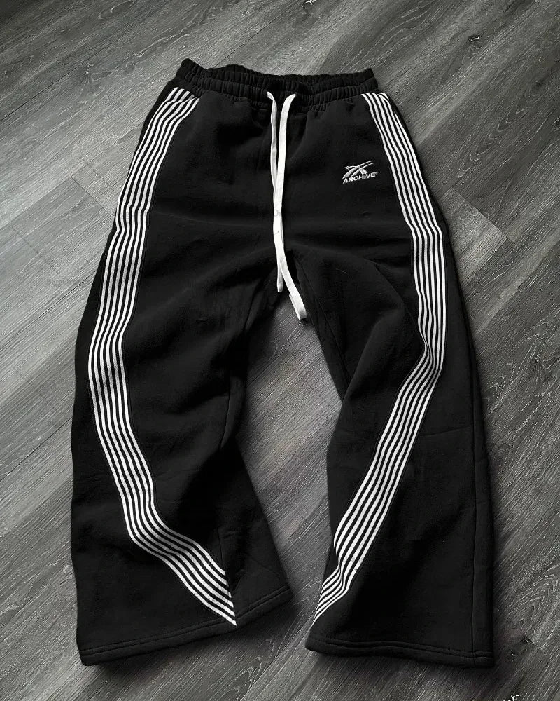 Embroidered Tactical Jogging Pants