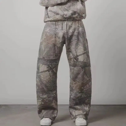 Vintage Camouflage Baggy Sweatpants