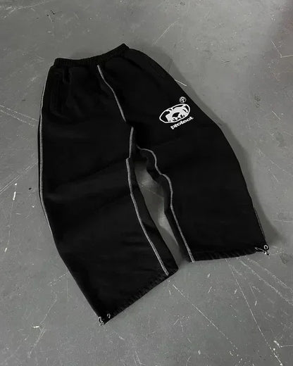 Embroidered Tactical Jogging Pants